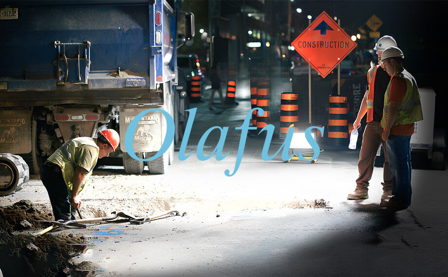 Why Contractors Choose Olafus for Jobsite Lighting
