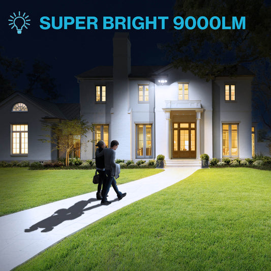 Olafus 100W  Motion Sensor and Dusk to Dawn LED Security Light
