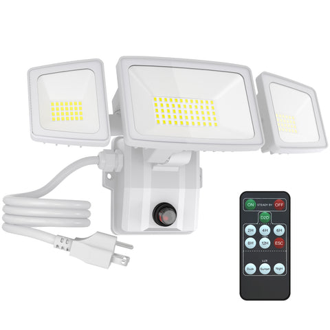 Olafus 55W Dusk to Dawn  LED Security Light with Remote
