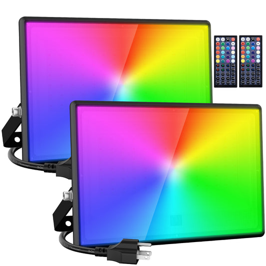 Olafus 100W RGB Color Changing Flood Light