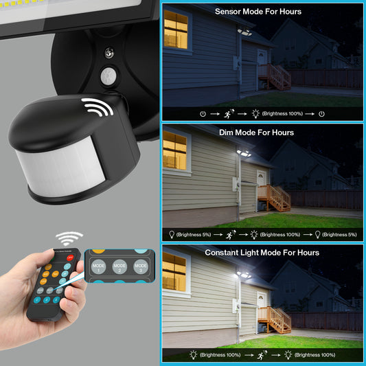 Olafus Solar Motion LED Security Light