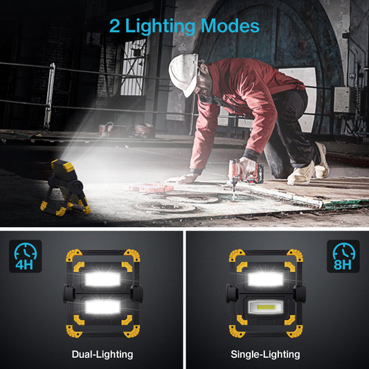 Olafus 2000LM Rechargeable LED Work Light