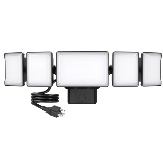 Olafus 5 Heads 100W LED Security Light with Plug