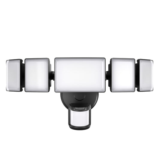 Olafus 5 Heads 100W Motion Sensor and Dusk to Dawn LED Security Light