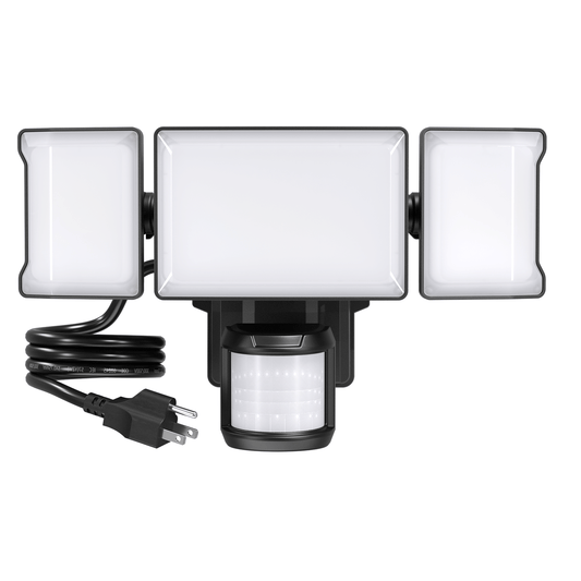 Olafus 65W Motion Sensor and Dusk to Dawn LED Security Light with Plug