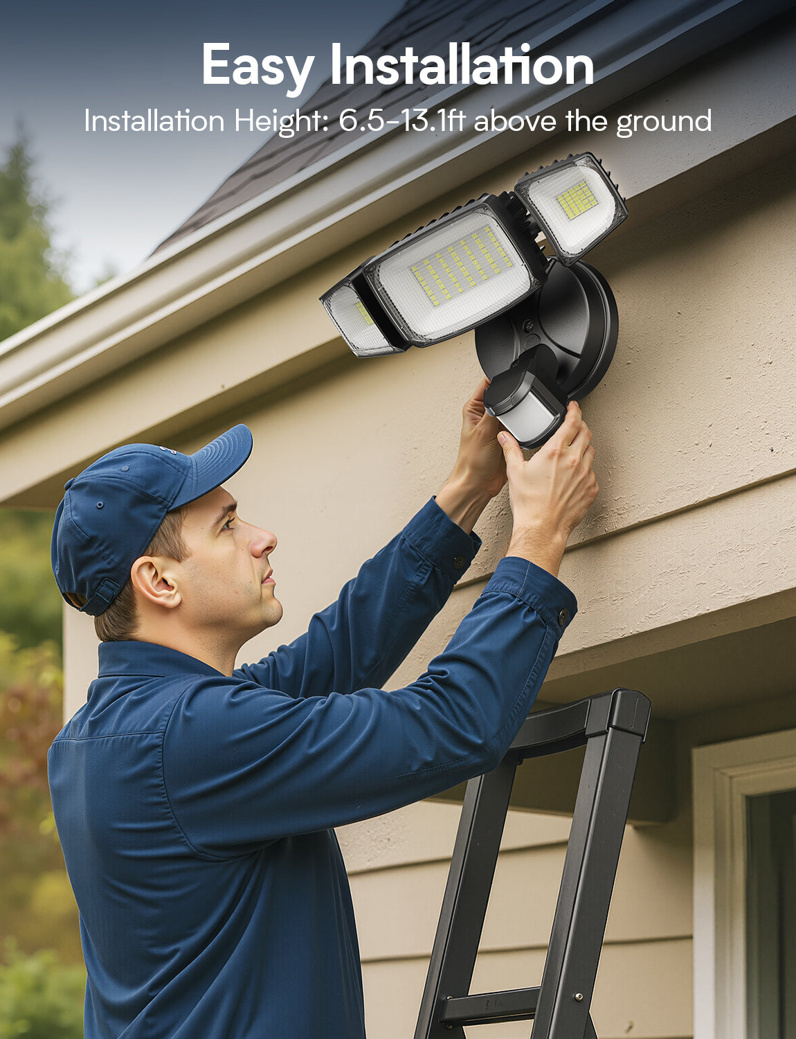Olafus 80W Motion Sensor LED Security Lights