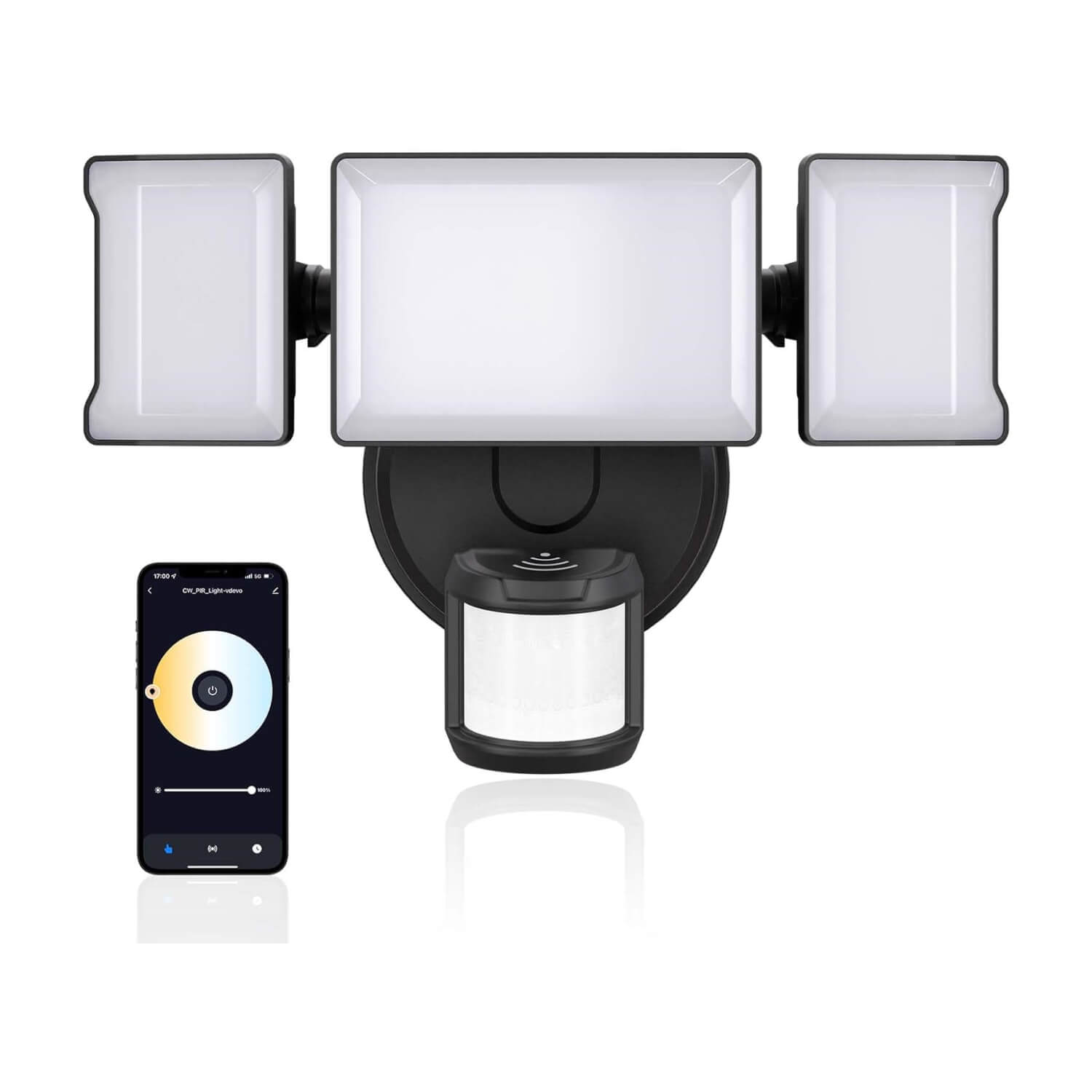 65W 6500LM Smart WiFi Motion Sensor LED Security Light - OLAFUS