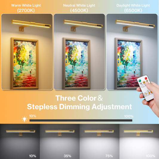 Olafus Wireless Rechargeable Picture Light Dimmable