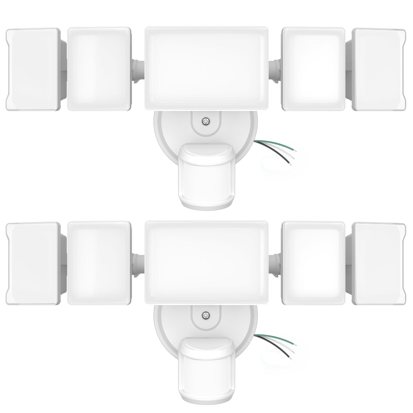 Olafus 18000LM 5 Heads Motion Sensor & Dusk to Dawn Lights
