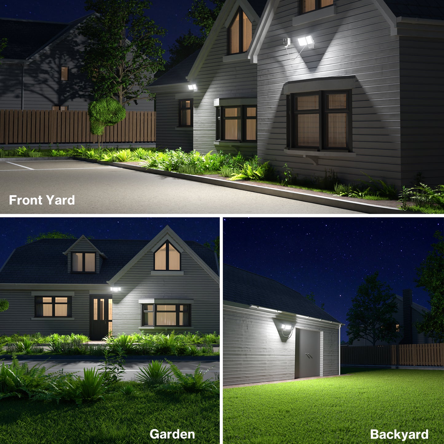 Olafus 60W LED Security Light with Plug