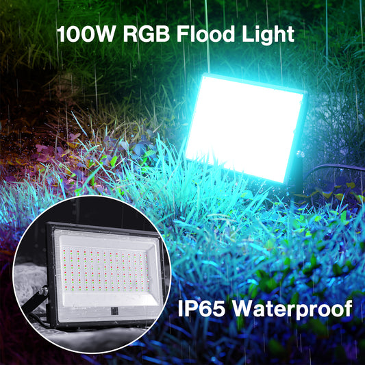 Olafus Waterproof Color Changing Flood Light