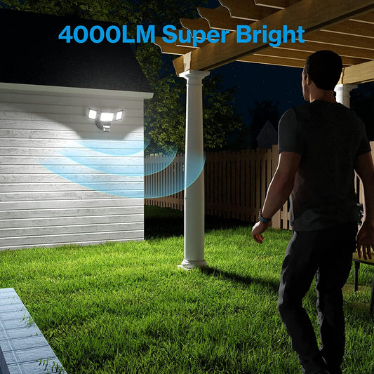 Olafus 40W Motion Sensor LED Light for Yard