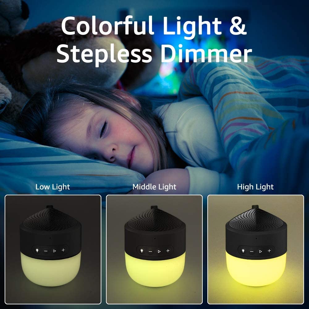 Mini Night Light Bluetooth Speaker Portable