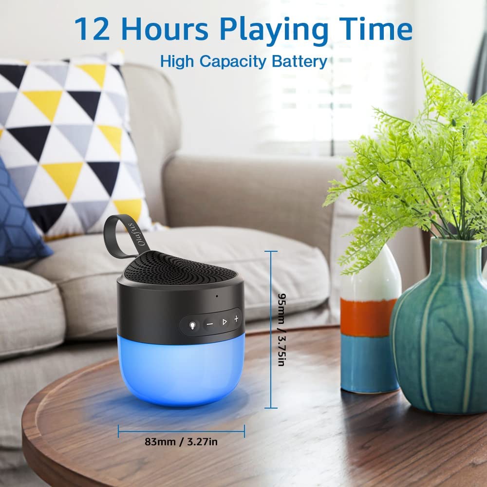 Mini Night Light Bluetooth Speaker Portable