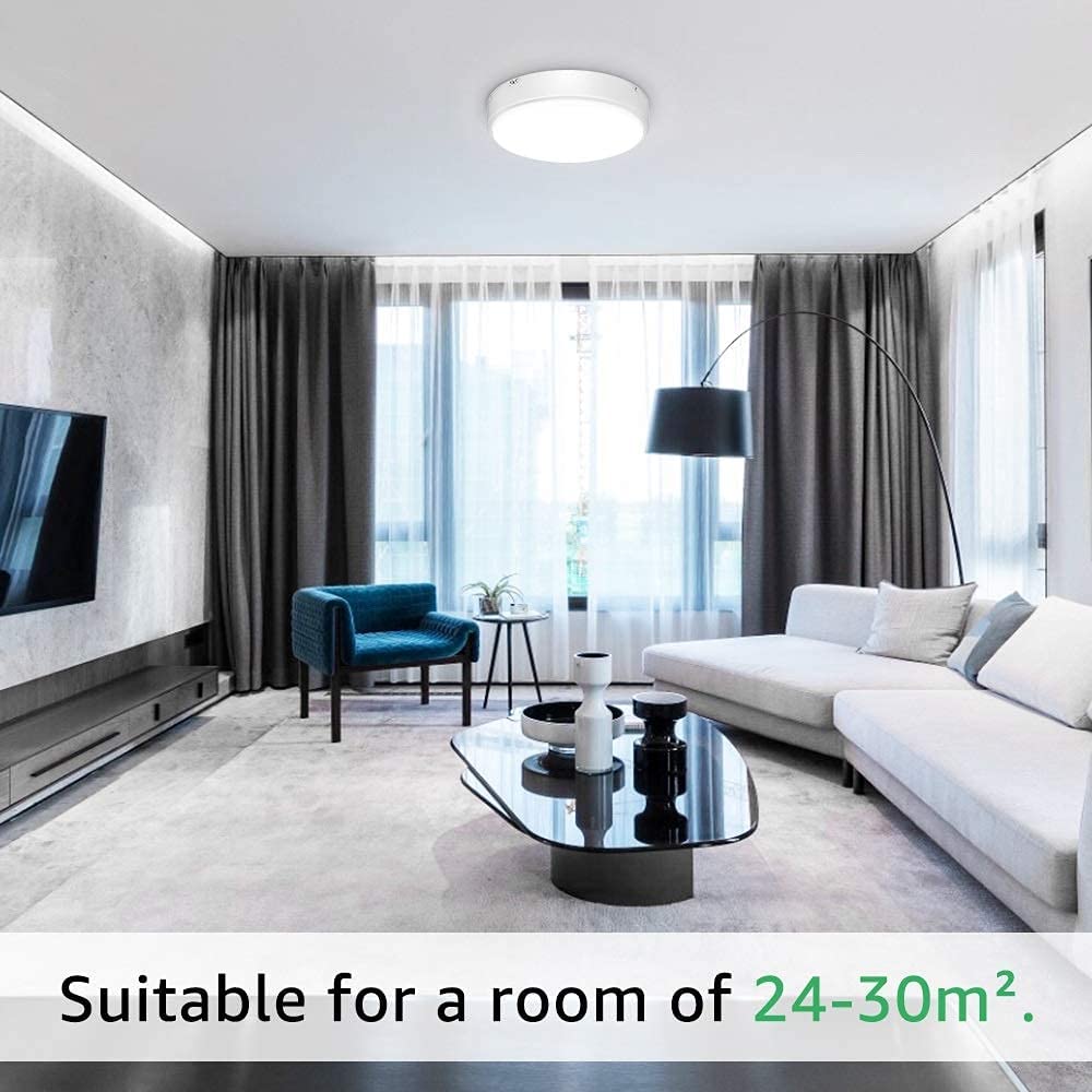 olafus led flush mount ceiling light 5000k