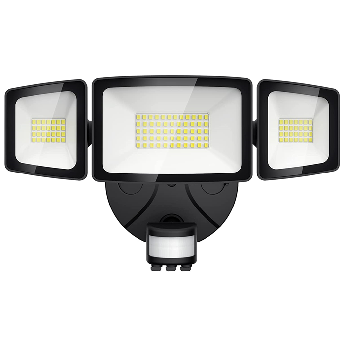 55W 5500LM Motion Sensor LED Security Light Black OLAFUS