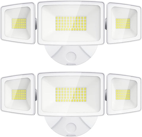Olafus 55W LED Security Light 2 Pack White