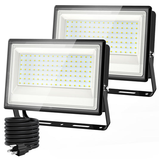 Olafus 100W LED Flood Light Plug In