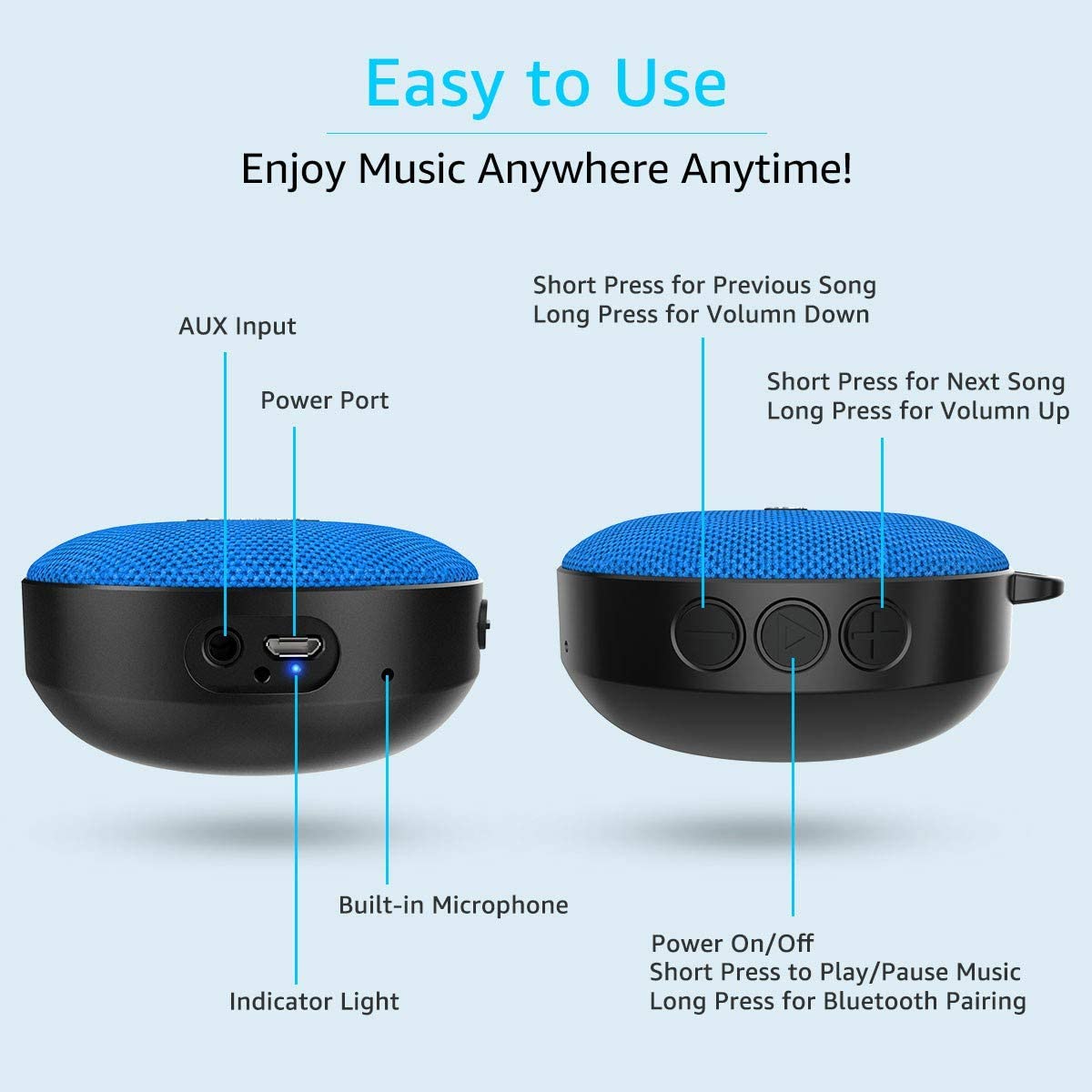 Portable Mini Bluetooth Speaker for Outdoor