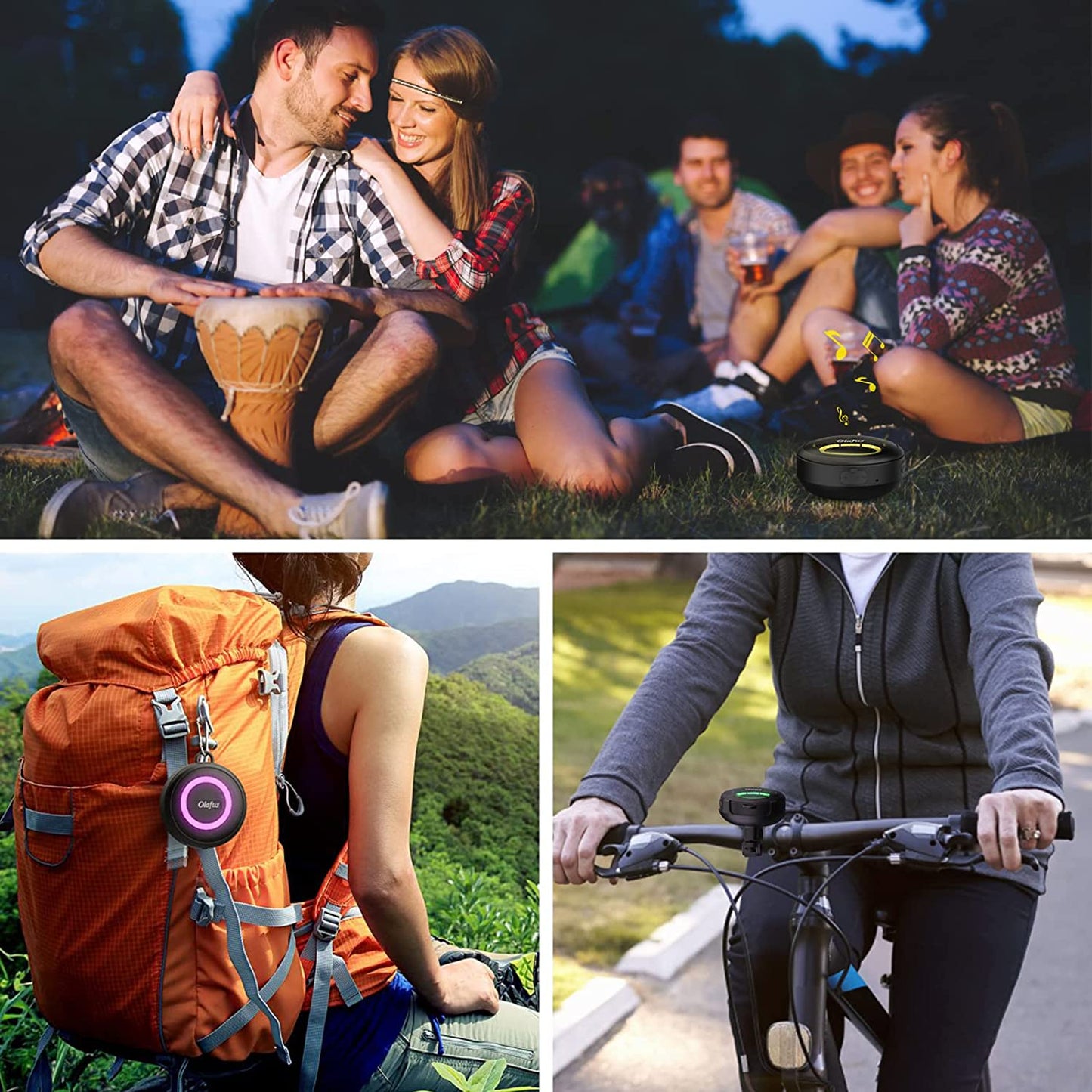 Bike Speaker with RGB Light