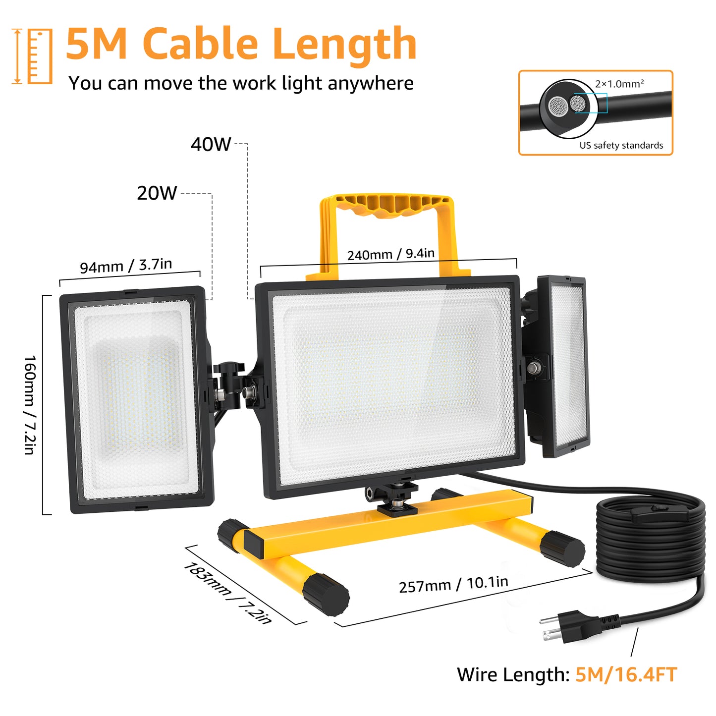 Olafus 80W Led Work Light