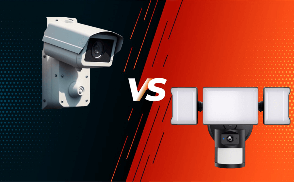 Flood Light Camera vs. Traditional Security Cameras