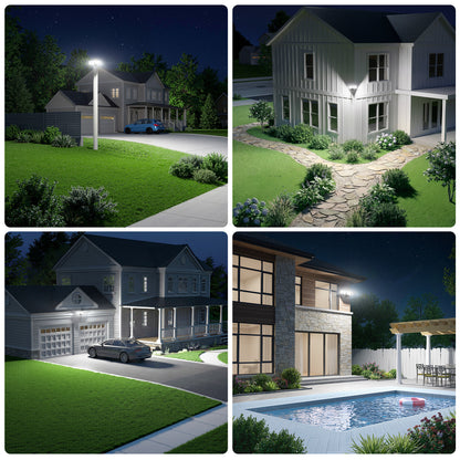 Olafus 5 Heads 180W LED Security Lights