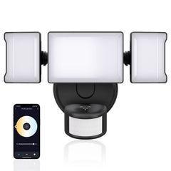 Olafus 55W Smart WiFi Motion Sensor LED Security Light