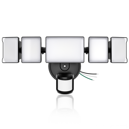 Olafus 18000LM 5 Heads Motion Sensor & Dusk to Dawn Lights