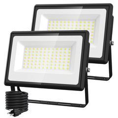 Olafus 50W LED Flood Lights with Plug