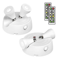 Olafus 2 Heads 6500K LED Accent Lights 2 Pack