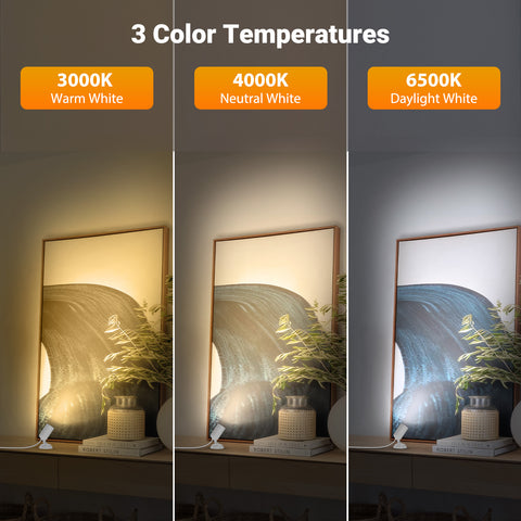 Olafus Plug In Indoor LED Spotlights 2 Pack White