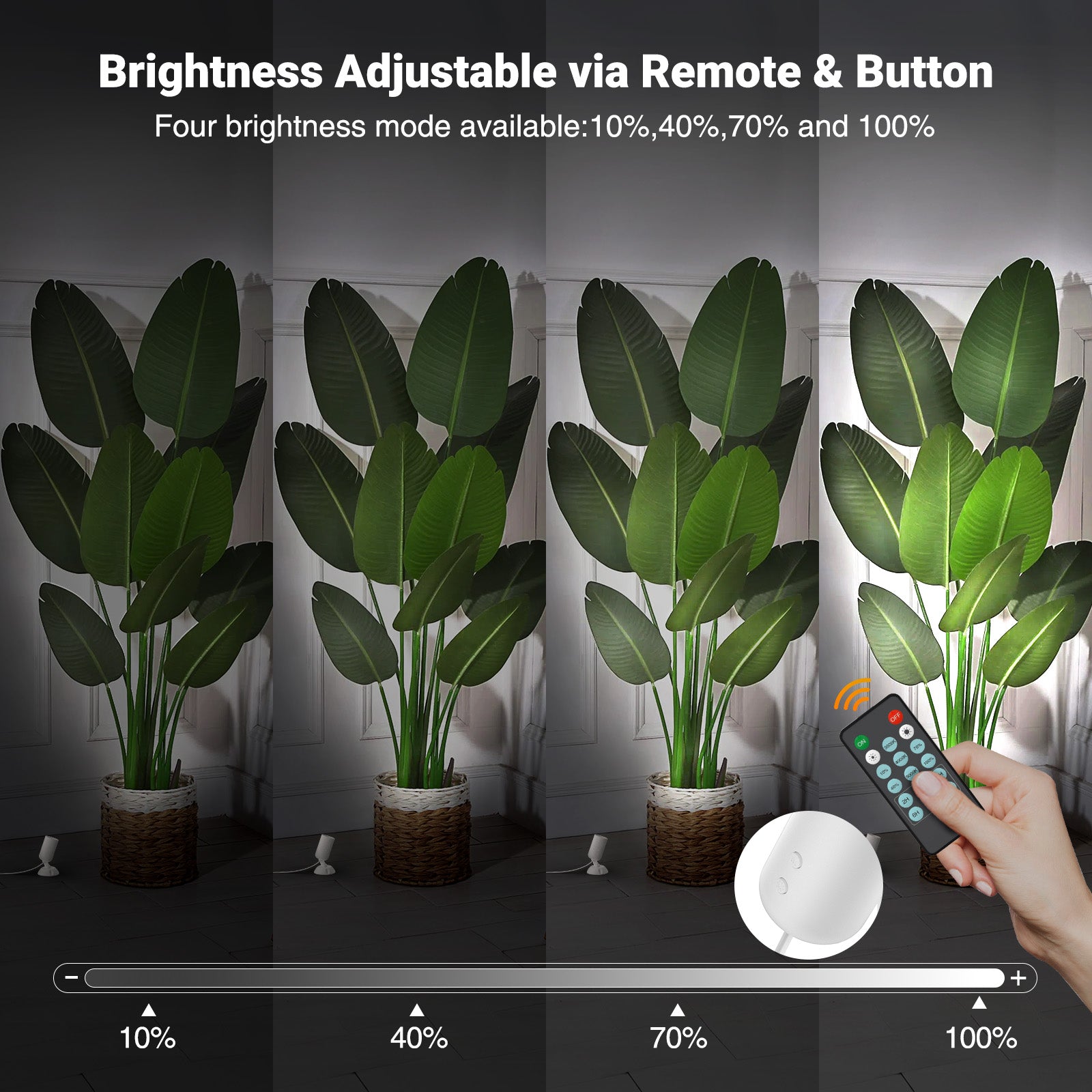 Olafus Plug In Indoor LED Spotlights 2 Pack White
