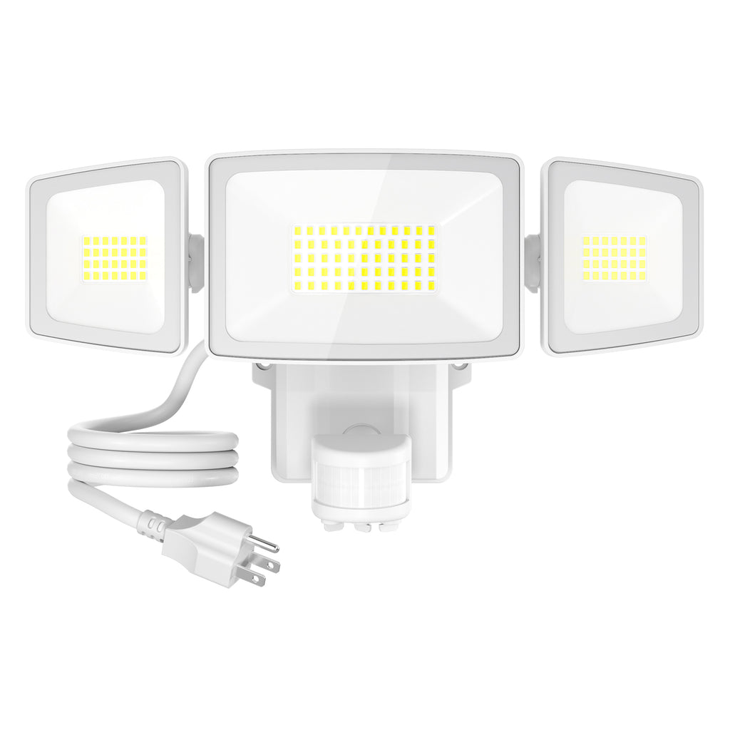 Olafus 55W Motion Sensor LED Security Light with Plug