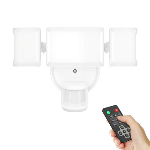 Olafus 55W Motion Sensor and Dusk to Dawn LED Security Light with Remote