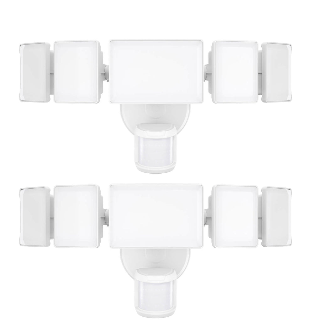 Olafus 5 Heads 100W Motion Sensor and Dusk to Dawn LED Security Light