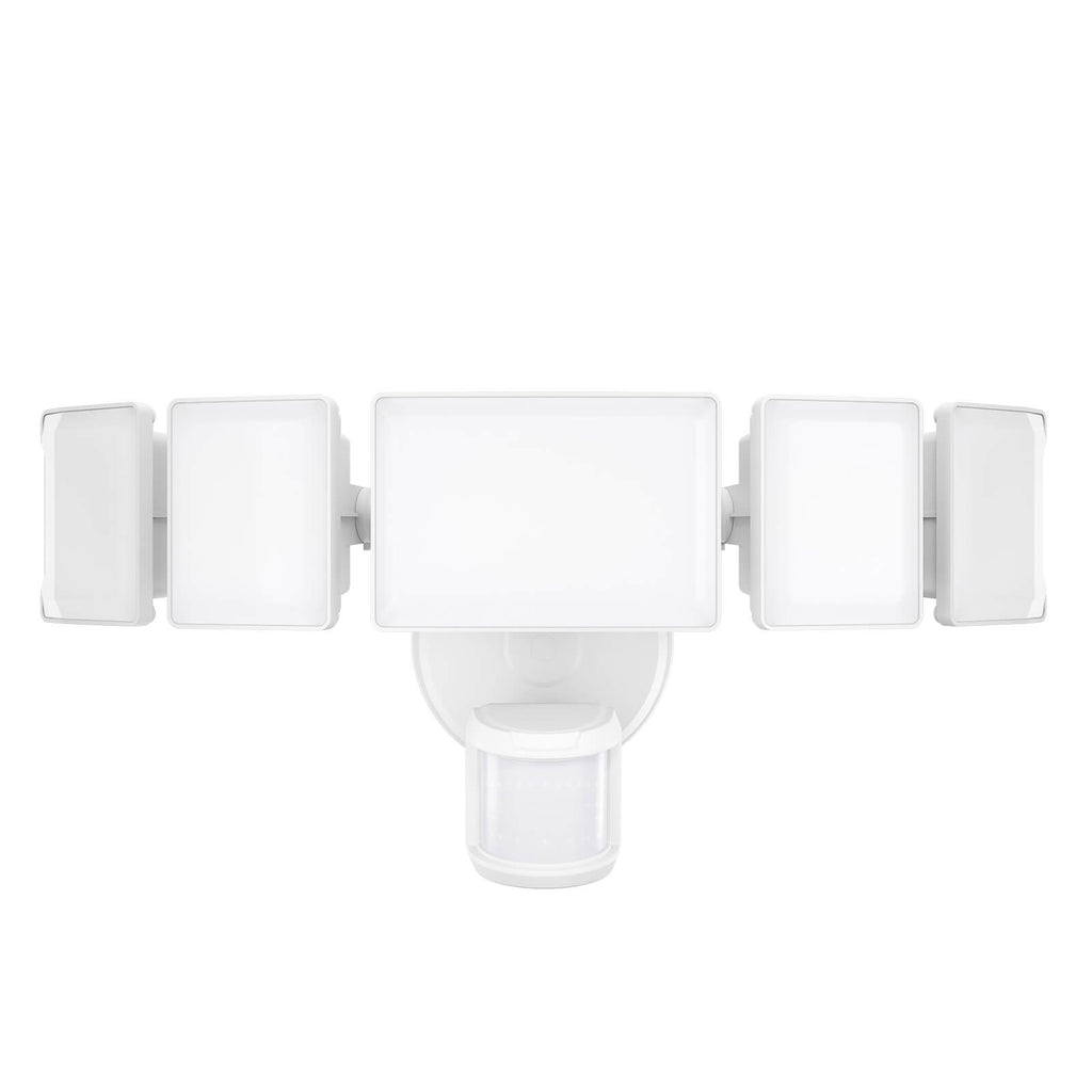 Olafus 5 Heads 100W Motion Sensor and Dusk to Dawn LED Security Light
