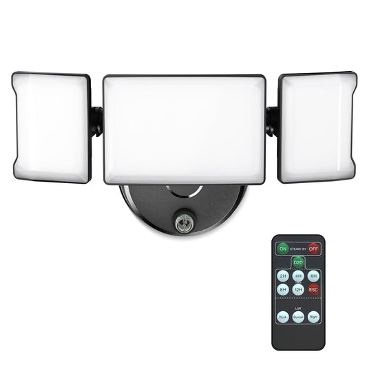 Olafus 60W Dusk to Dawn LED Security Light with Remote