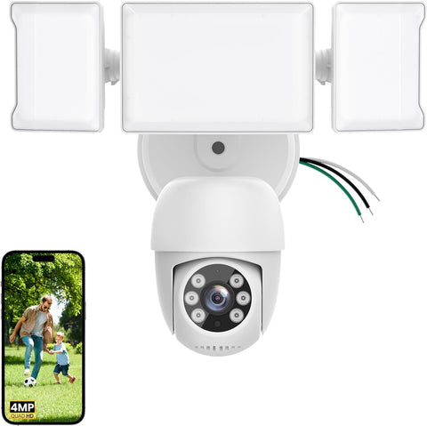 Olafus 55W Outdoor Motion Floodlight Camera
