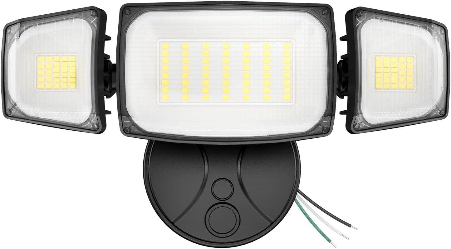 Olafus 80W 3 Heads LED Security Lights