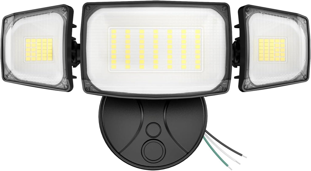 Olafus 80W 3 Heads LED Security Lights