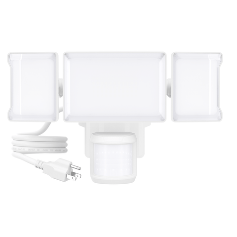 Olafus 65W Motion Sensor and Dusk to Dawn LED Security Light with Plug