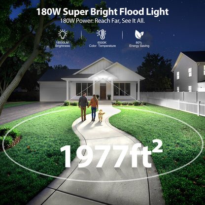 Olafus 5 Heads 180W LED Security Lights