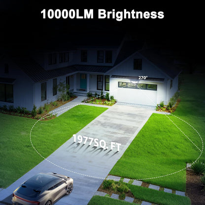 Olafus 5 Heads 100W LED Dusk to Dawn Light with Remote