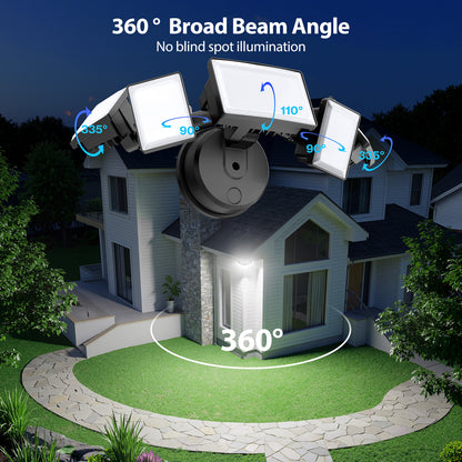 Olafus 5 Heads 180W LED Security Lights