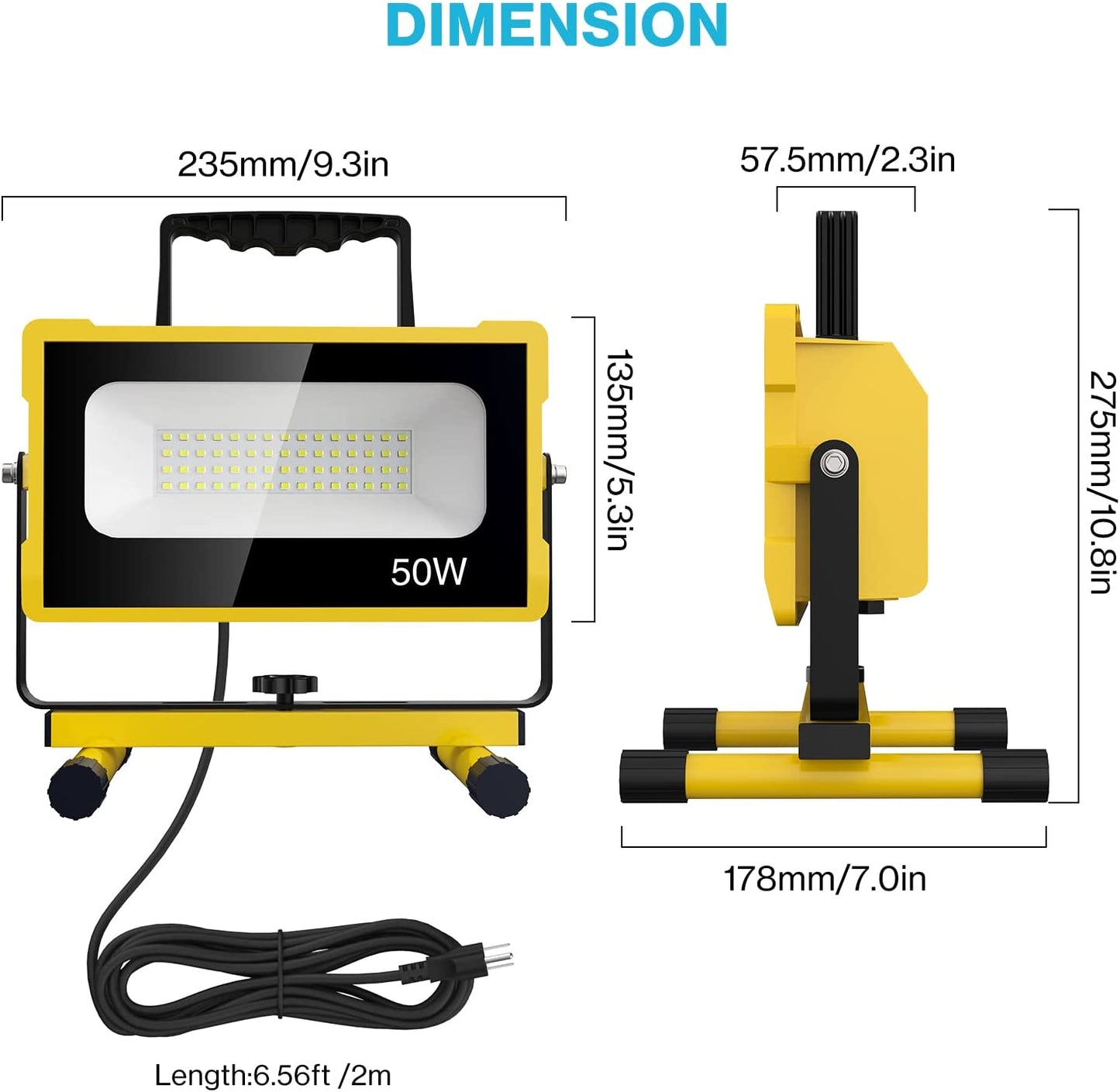 OLAFUS 50W Portable Work Light