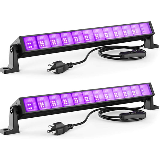 Olafus 40W LED Black Light Bar with Plug