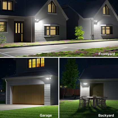 Olafus 55W Outdoor LED Security Light with Plug