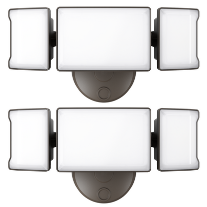 Olafus 60W Outdoor LED Security Light Brown 2 Pack