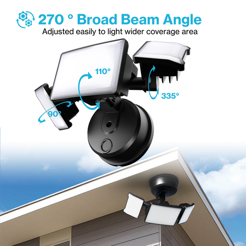 Olafus 60W Outdoor LED Security Light 270° Beam Angle